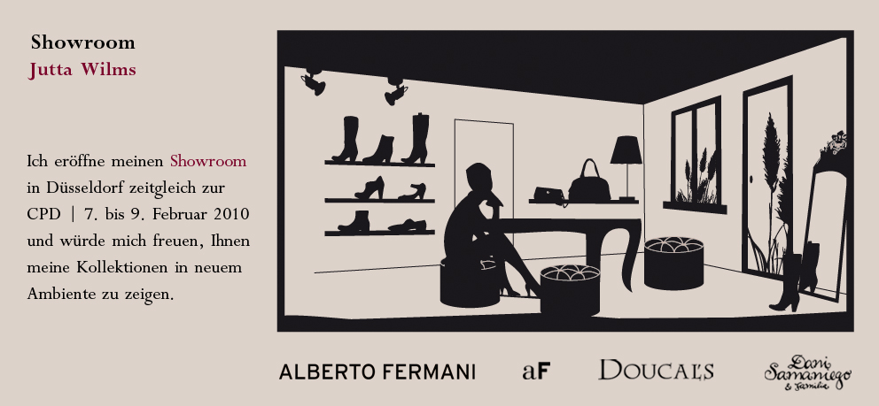 Grafikdesign - Karte Showroom